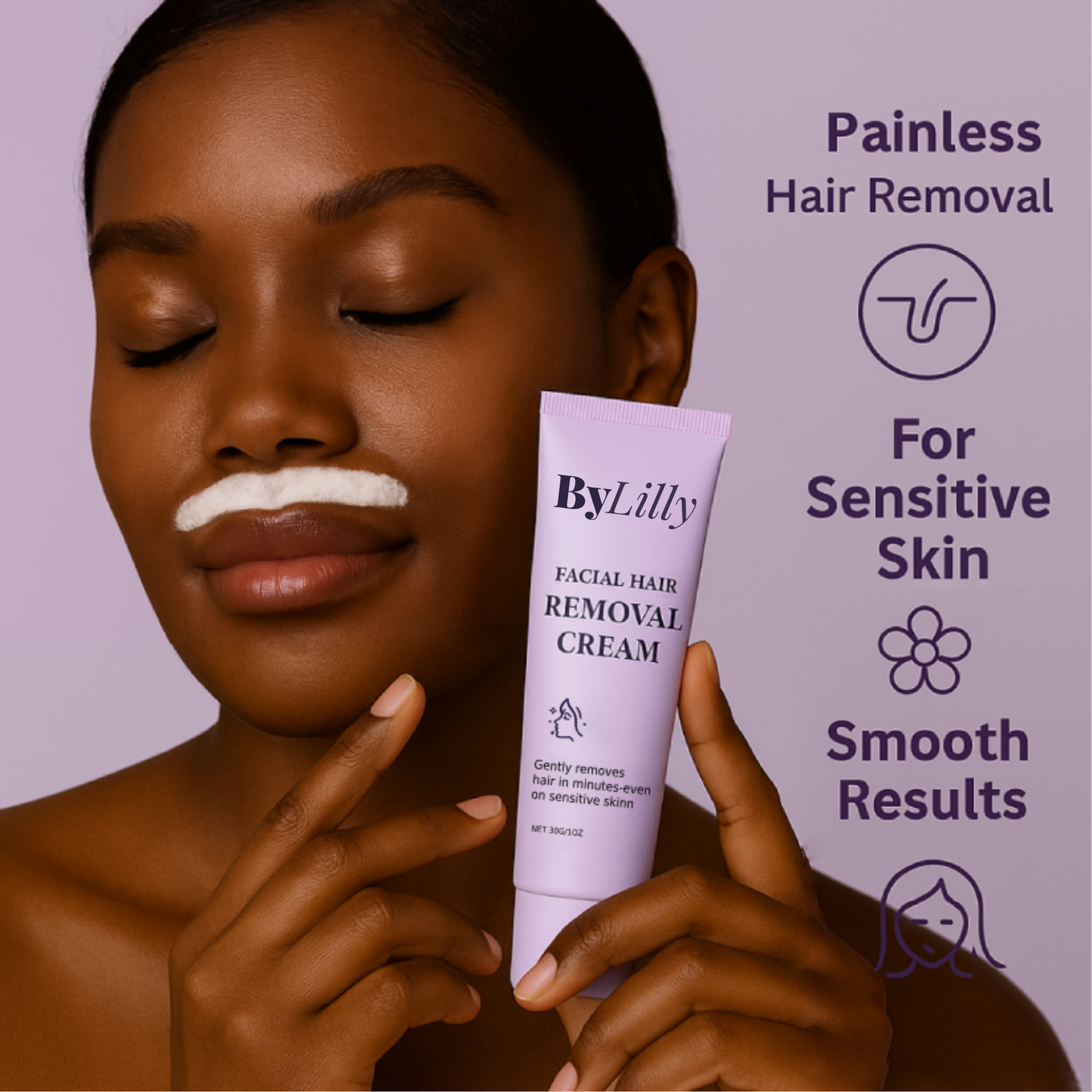 ByLilly Facial Hair Removal Cream
